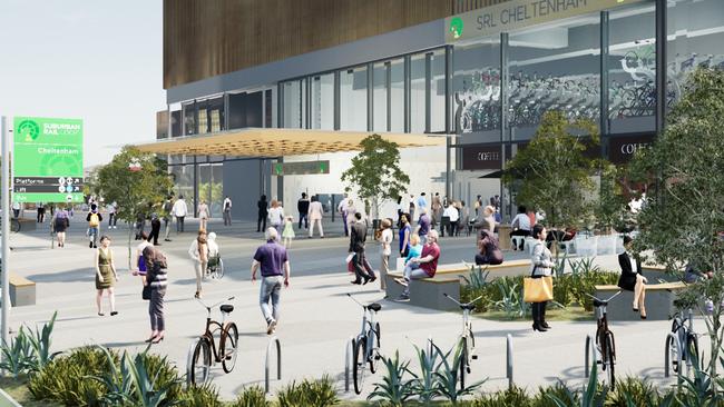 SRL Cheltenham will create extra housing for 9000 people in its station precinct, according to the state government.