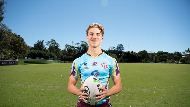 Blake Mozer is the Keebra Park SHS captain. PICTURE: Brad Fleet