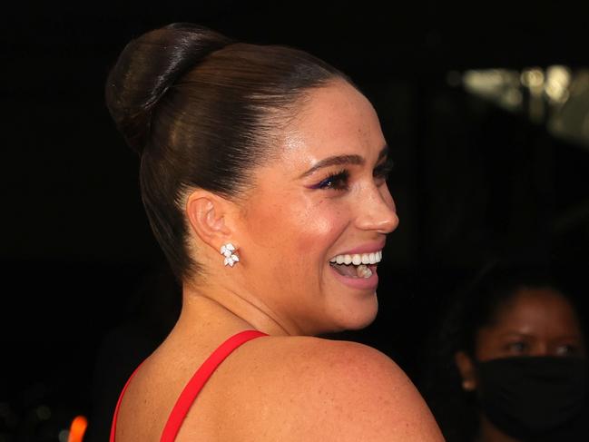 NEW YORK, NEW YORK - NOVEMBER 10:  Meghan, Duchess of Sussex attends the 2021 Salute To Freedom Gala at Intrepid Sea-Air-Space Museum on November 10, 2021 in New York City. (Photo by Dia Dipasupil/Getty Images)