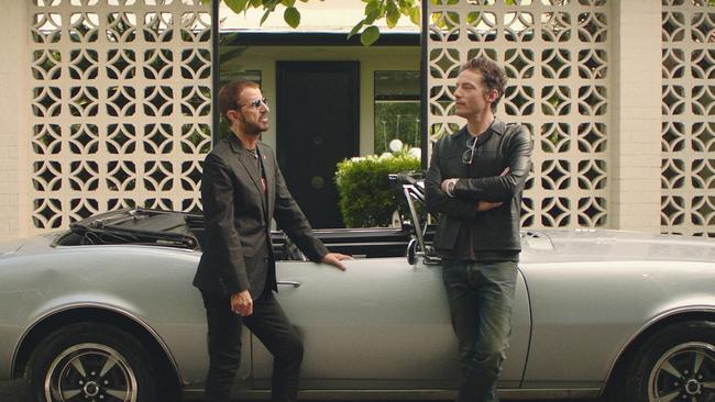 Echo in the Canyon features Ringo Starr, left, in conversation with Jakob Dylan.