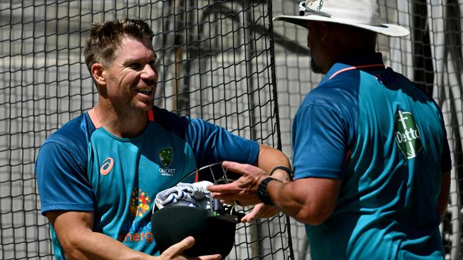 Warner opened up on the leadership ban saga. (Photo by William WEST / AFP)