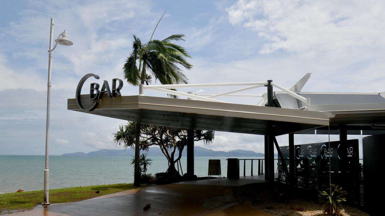 New sign and entrance awning welcomes visitors to the C Bar. Picture: Evan Morgan