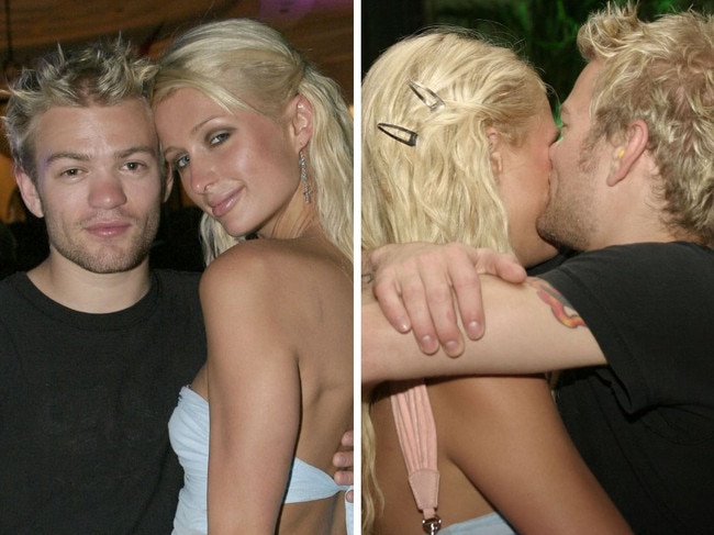 Deryck Whibley and Paris Hilton.