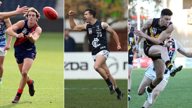 Marcus Lentini, Frank Anderson and Jake Riccardi are among the contenders for the VFL Fothergill-Round-Mitchell Medal.