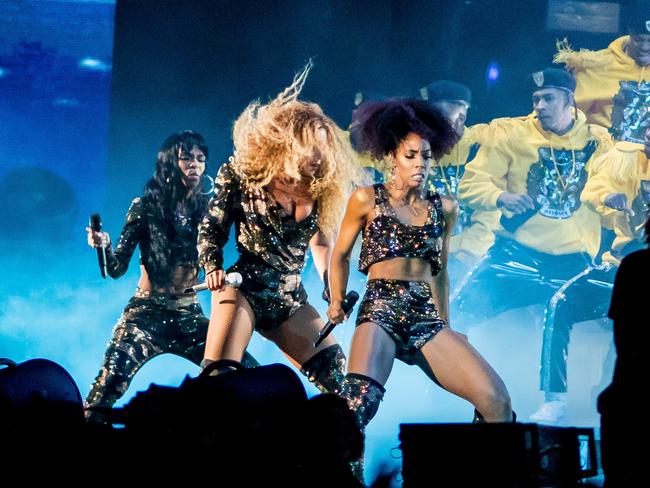 Destiny’s Child return to the stage. Picture: AFP