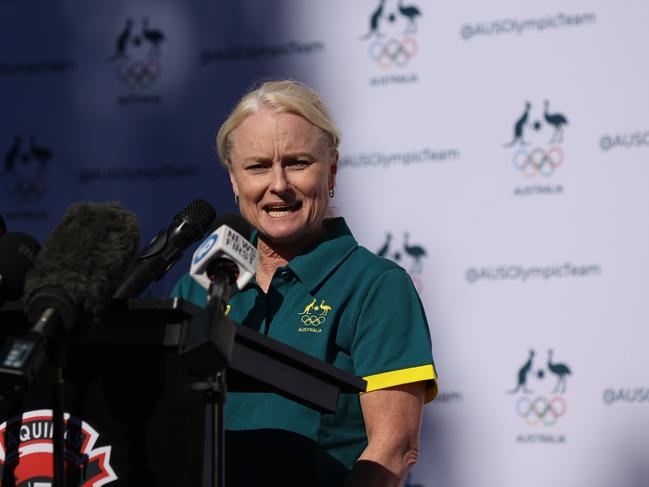 Australian coach Katrina Powell believes the team’s mix of youth and experience will put them on a good path as they begin their LA Olympics cycle. Picture: Getty Images