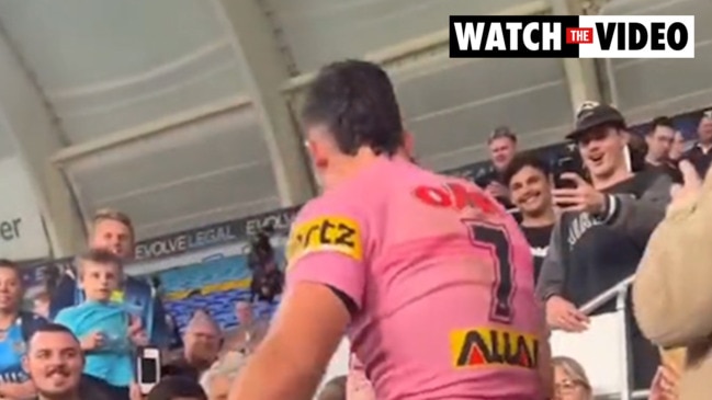 Nathan Cleary makes fan's day after Penrith win