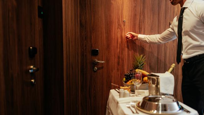 I still like the knock on my hotel room door with a tray of steaming dinner.