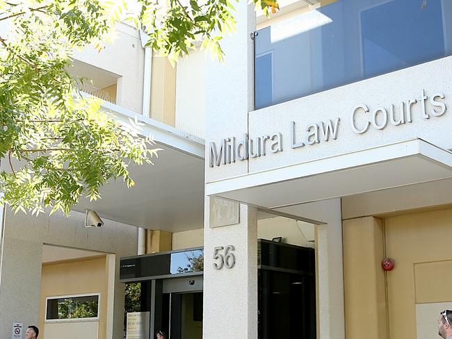 Mr Williams appeared at Mildura Magistrates’ Court seeking bail on home invasion charges Picture: Mark Stewart