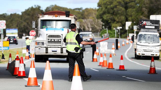 The border closure is hurting businesses, it has been claimed in the high court. Picture: NIGEL HALLETT