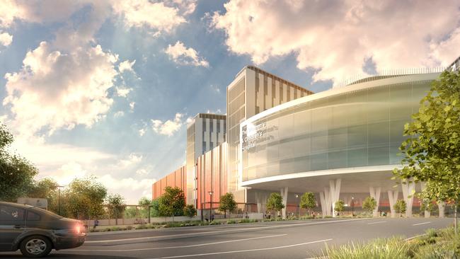 New artist impressions of the Women's and Children's hospital planned for Adelaide. Picture: SA Government