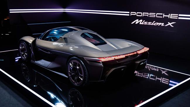 Porsche Mission X concept at the 2024 Australian Grand Prix. Photo: Camber Collective.
