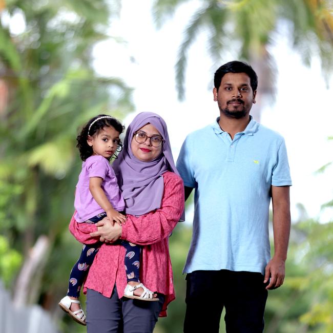 Fahad Ahmed and wife Jannatul Ferdous and child Alisa Janan Ahmed, 2. Photo Steve Pohlner