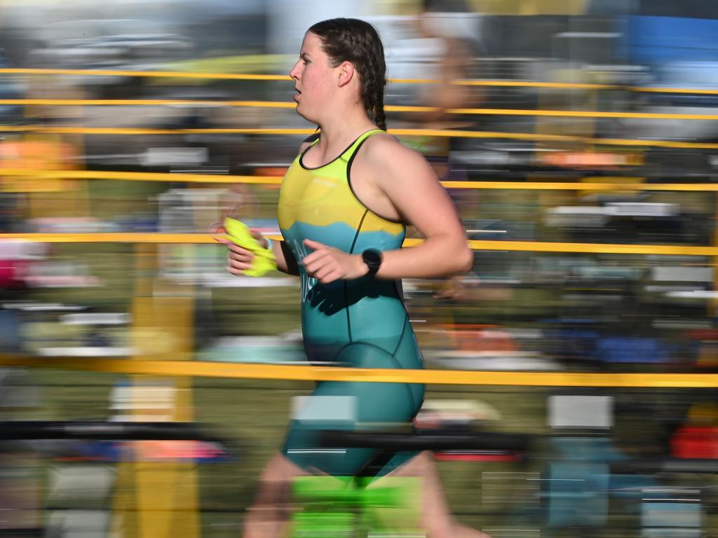 Photographs from the Townsville Triathlon Festival in 2023. Picture: Delly Carr