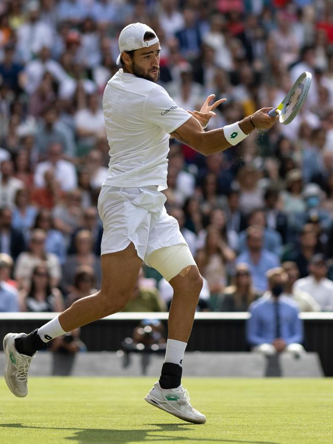 Berrettini says it’s just the beginning for him. Picture: Simon Bruty/Getty Images