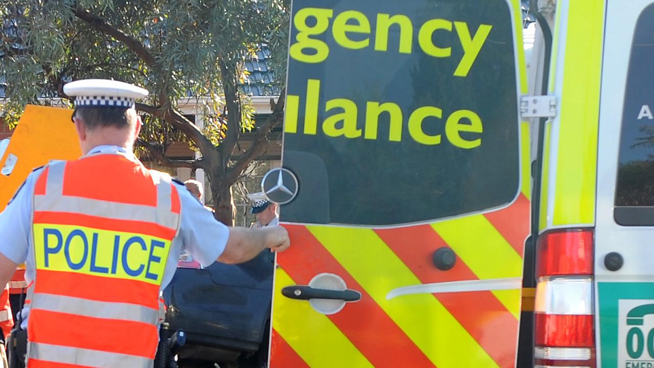 Four people hospitalised after two-car crash on busy highway