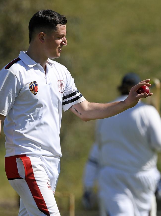 Daniel Castrucci prepares to bowl.