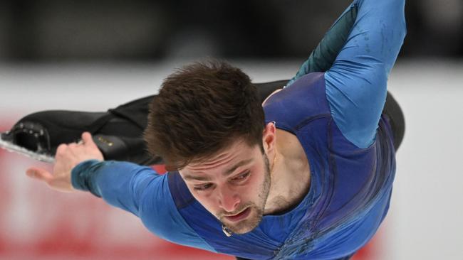 Australia's Brendan Kerry performing during the men's free skating event of the ISU Four Continents Figure Skating Championships in Tallinn.