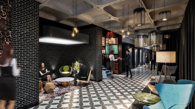 APPROVED: The lobby of the QT Hotel. Picture: Supplied.