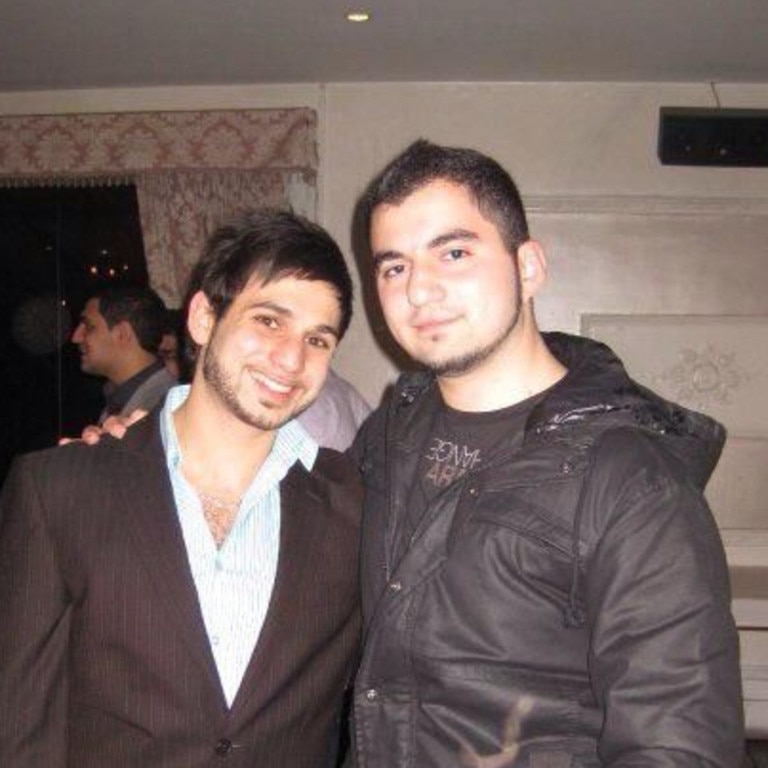 Hash Tayeh, right, when he was younger.