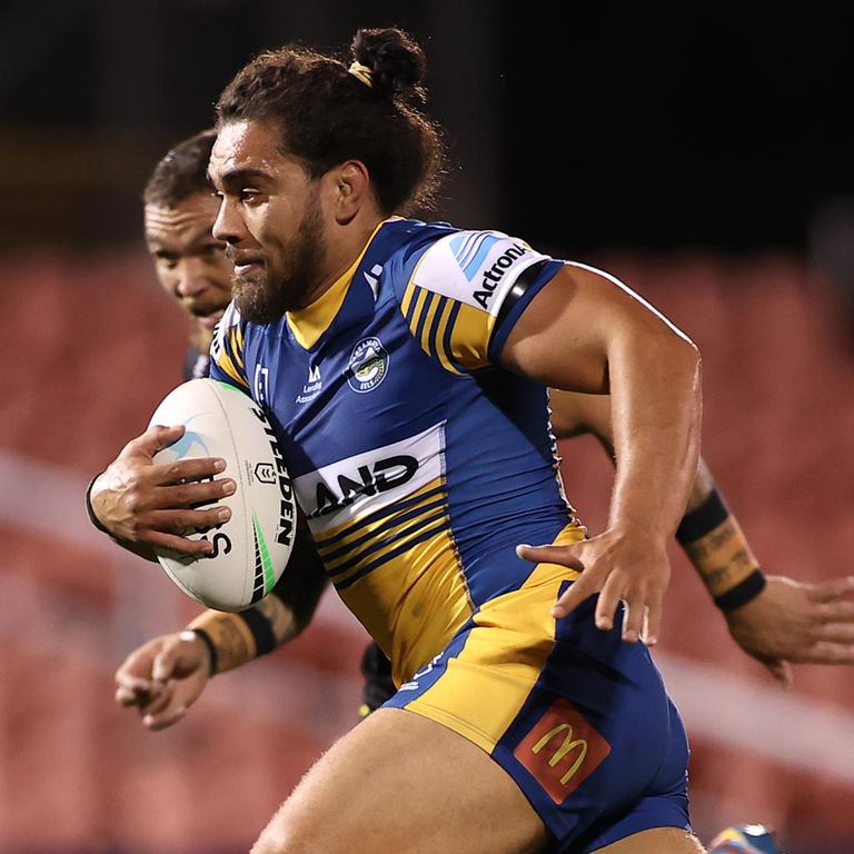 Isaiah Papali'i of the Eels has a huge lead over any other player available in the FRF. Picture: Mark Kolbe/Getty Images