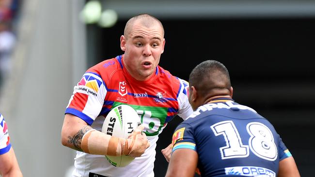 David Klemmer will be fired up to take on Jared Waerea-Hargreaves and the Roosters. Picture: Getty Images