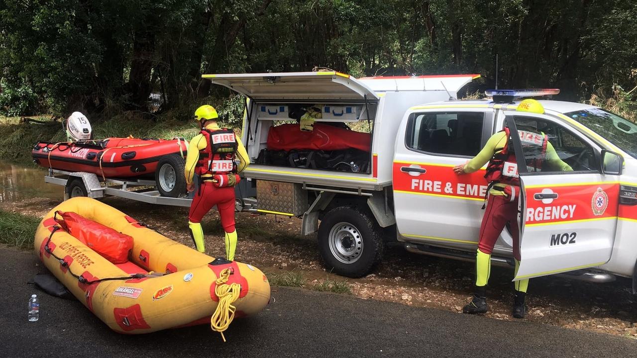 QFES‘s swiftwater rescue team helped rescue a man stuck in a car near Bowen. FILE PHOTO