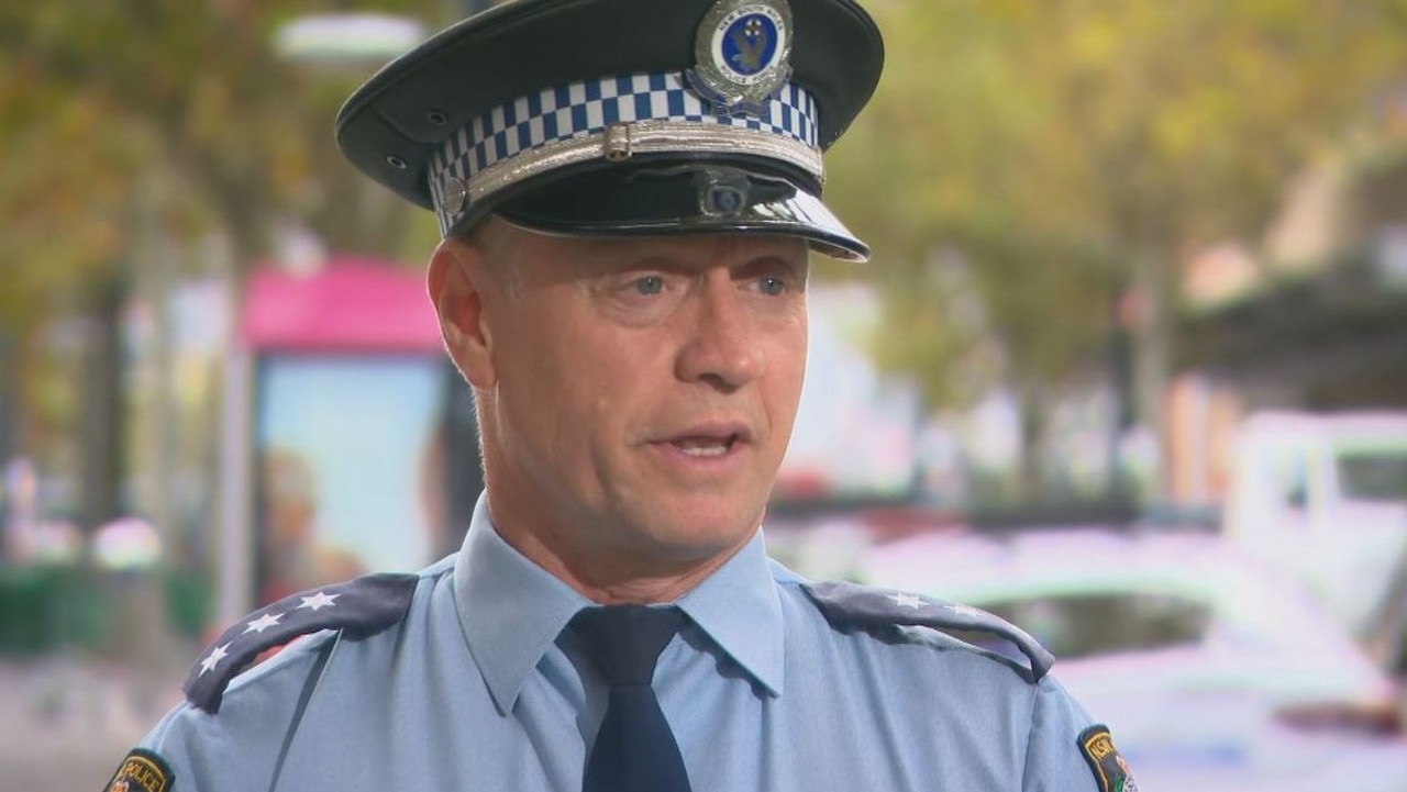 NSW Police Acting Inspector told the mother ‘don’t be scared’ to come forward. Picture: Nine News