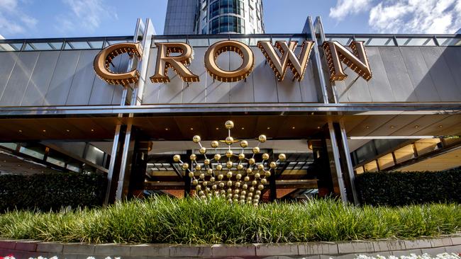 The Crown casino in Melbourne. Picture: David Geraghty