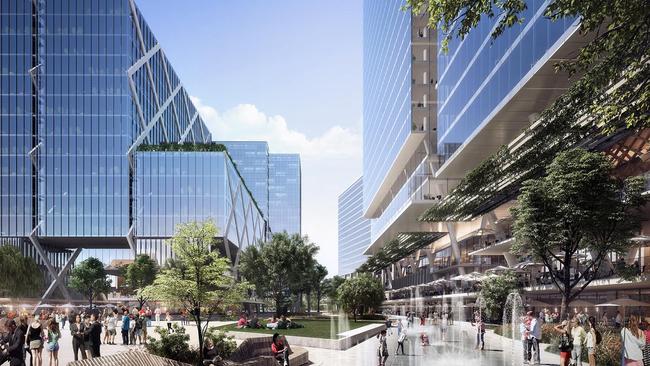 Concept image of new NSW Government building to be built in Parramatta Square. Picture: Supplied.