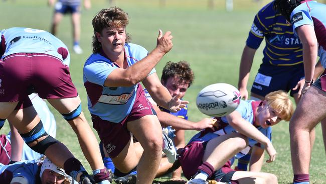 Norths player Kaleb Sturgess Colts 1 rugby union between Norths and Easts. Saturday April 15, 2023. Picture, John Gass