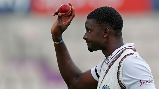 Jason Holder was the hero for the Windies on day two of the first Test against England.