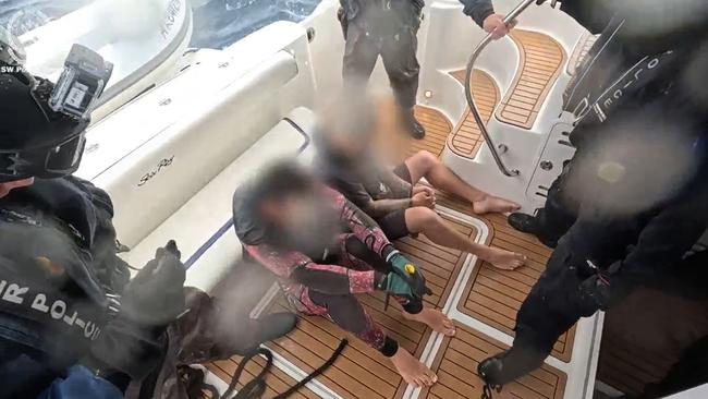 Police arrest five people over 1.1 tonnes of cocaine found on a boat off South West Rocks., Arrested men include Cooper Hollingworth, 24, from Cardiff and Jacob Malcolm, 26, Chaiwat Thipsing, 28, Luke Hazell, 28 and Rodney James Hill, 35, who were all charged with knowingly taking part in the large commercial supply of cocaine. Supplied by NSW Police.