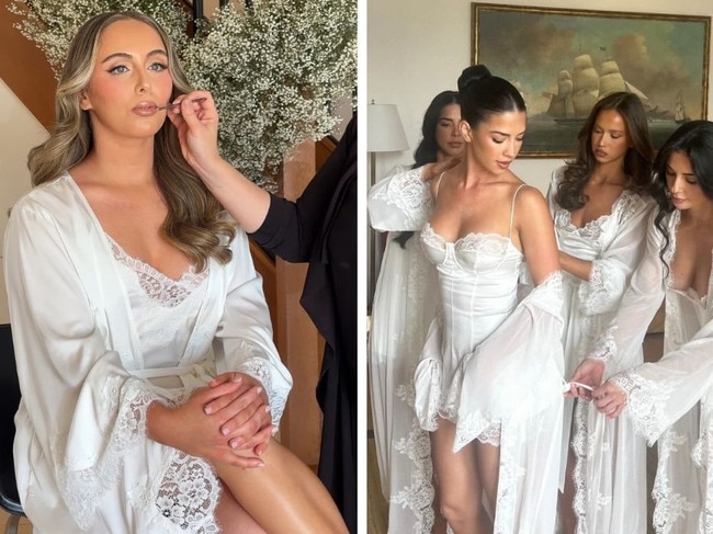 Homebodii has created the most pinned bridal robe on Pinterest.