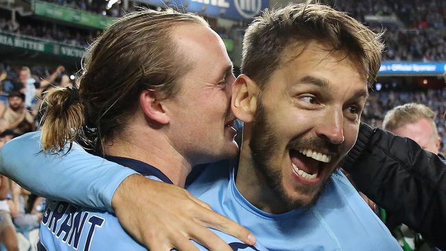 Sydney's Rhyan Grant and Ninkovic.