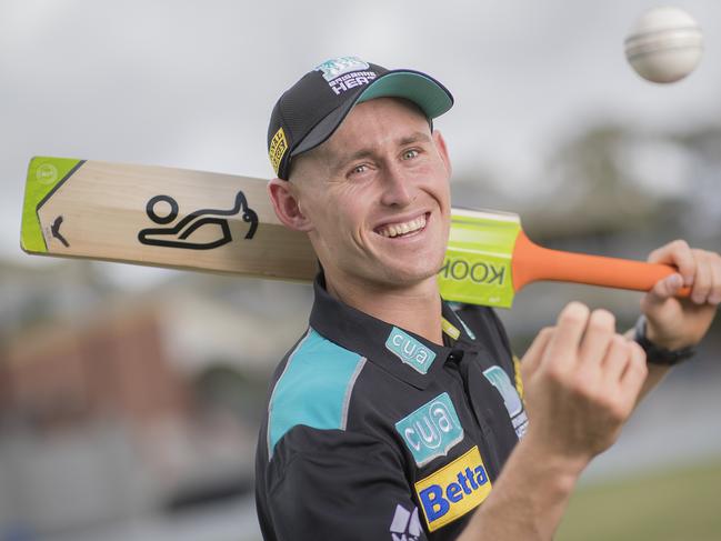 Brisbane Heat batsman Marnus Labuschagne. Pic Peter Wallis