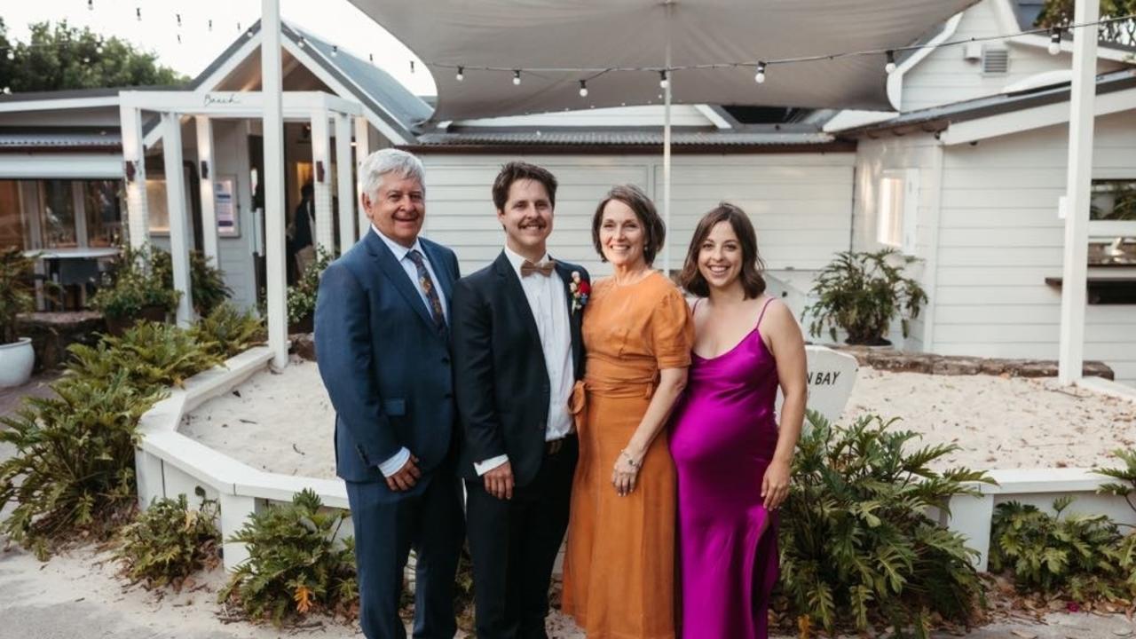 Lisa Martoo with her husband Greg, and children Nelson and Hannah