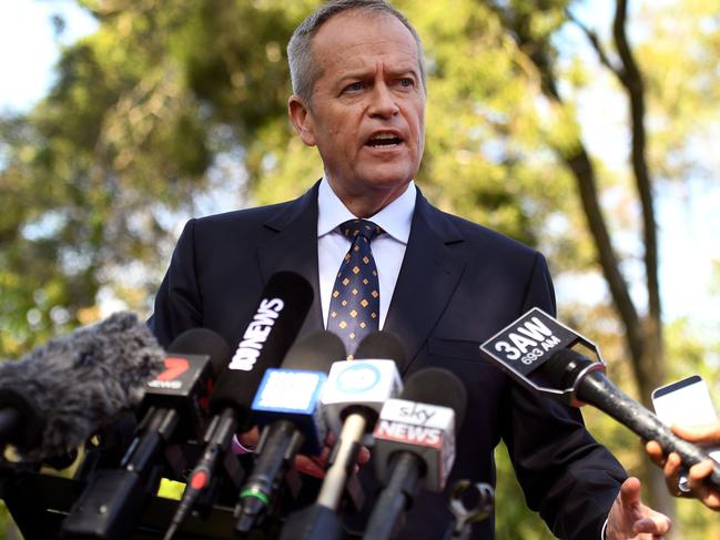 The McKibbin report was the only source cited by Bill Shorten’s camp as its source of modelling for costings on its carbon emission targets. Picture: AFP