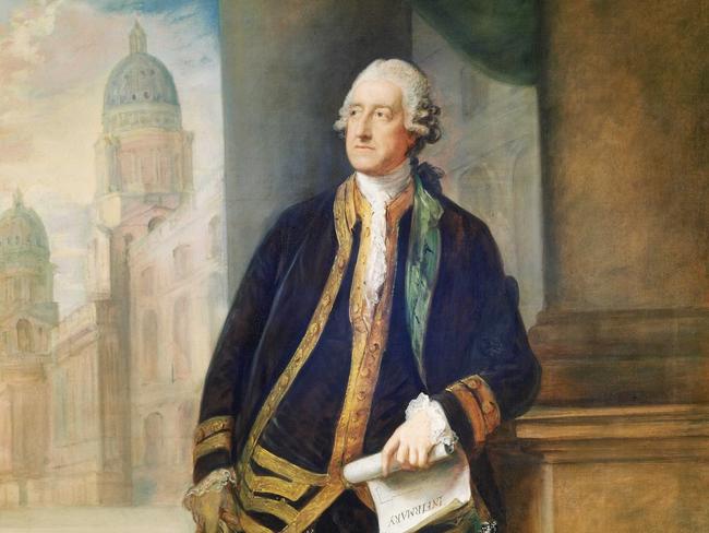 Thomas Gainsborough's 1783 portrait of John Montagu the 4th Earl of Sandwich. Public domain image