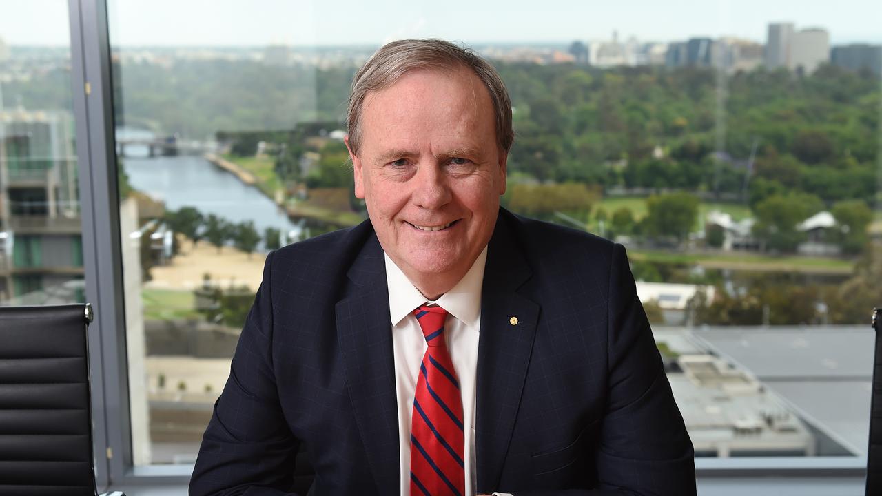 Future Fund chairman Peter Costello says private companies are supposed to compete. Picture: Josie Hayden