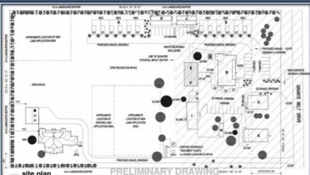 Thulimbah tourist park and backpacker hostel extension plans. Picture: via SDRC