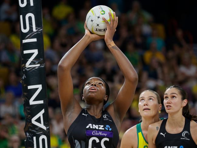 Grace Nweke during her mixed return from injury. Picture: Russell Freeman/Getty Images