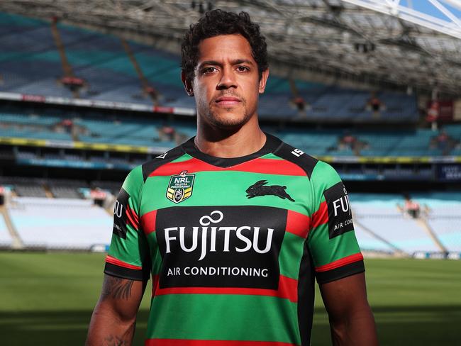 South Sydney's Dane Gaga has his sights set on playing at right centre. Picture: Brett Costello