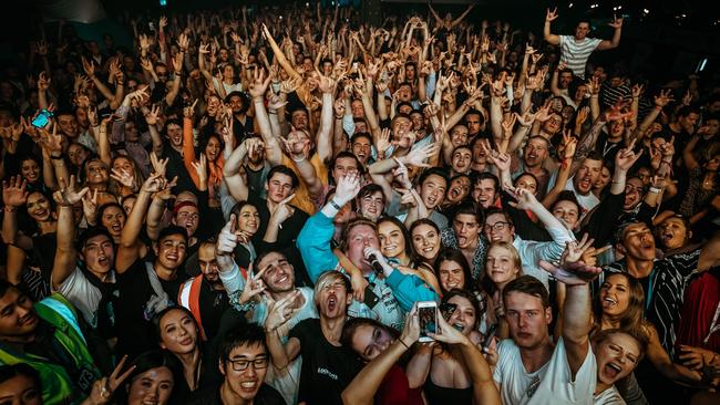 Some of the huge crowd watching the Your Shot DJ competition at Home nightclub.