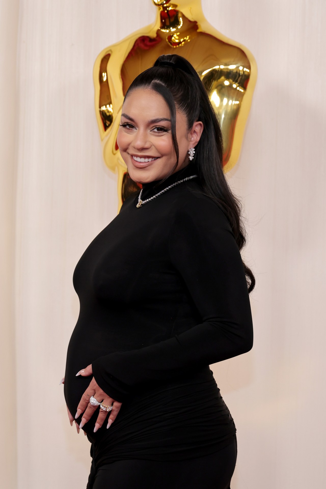 <p><em>Image credit: Getty Images</em></p><h3>Vanessa Hudgens announced her pregnancy</h3><p>Where better to announce a pregnancy? Vanessa Hudgens took to the red carpet with her new bump on show, as she confirmed she is expecting her first child with husband Cole Tucker, who she married last year in a <a href="https://www.vogue.com.au/fashion/news/vanessa-hudgens-wore-vera-wang-to-marry-cole-tucker-in-the-heart-of-the-mayan-jungle/image-gallery/c59be8b2fcf4ac8862c1eb901cdf840d" target="_blank" rel="noopener">lavish Mexico ceremony</a>.</p>