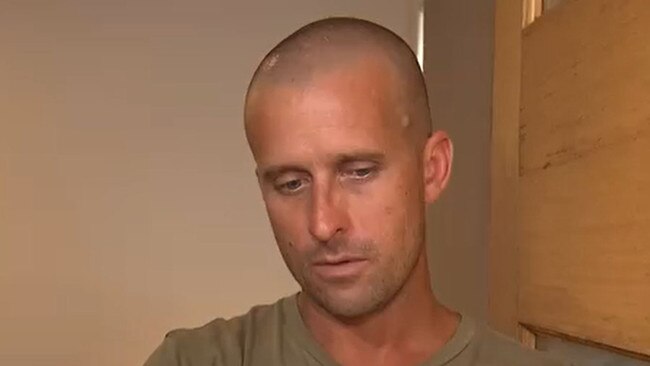 Travis Profke claimed during an interview with 7 News he had an "out of body experience" at the time of the alleged vandalism. Picture: Supplied / Channel 7