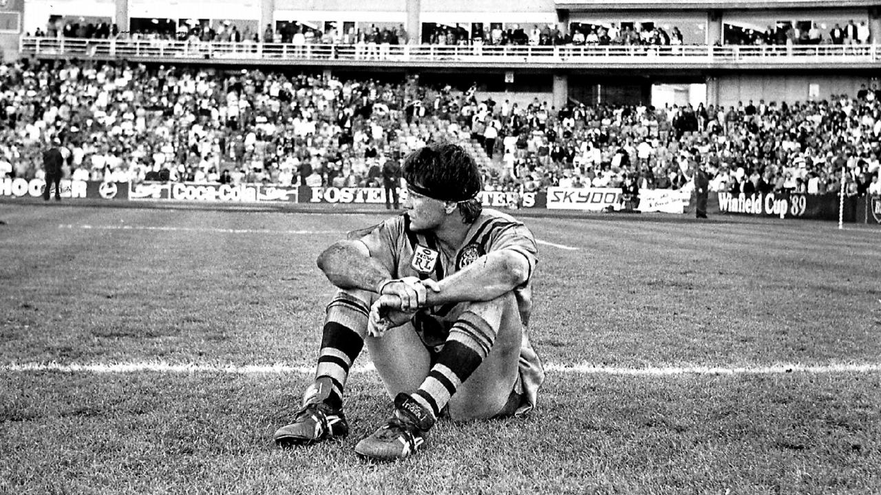 Balmain great Wayne Pearce lost back-to-back grand finals with the Tigers in 1998 and 1989. Picture: Gregg Porteous