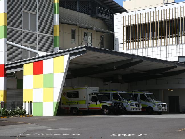 The ambulance bay outside the emergency department at the Cairns Hospital. Picture: Brendan Radke.