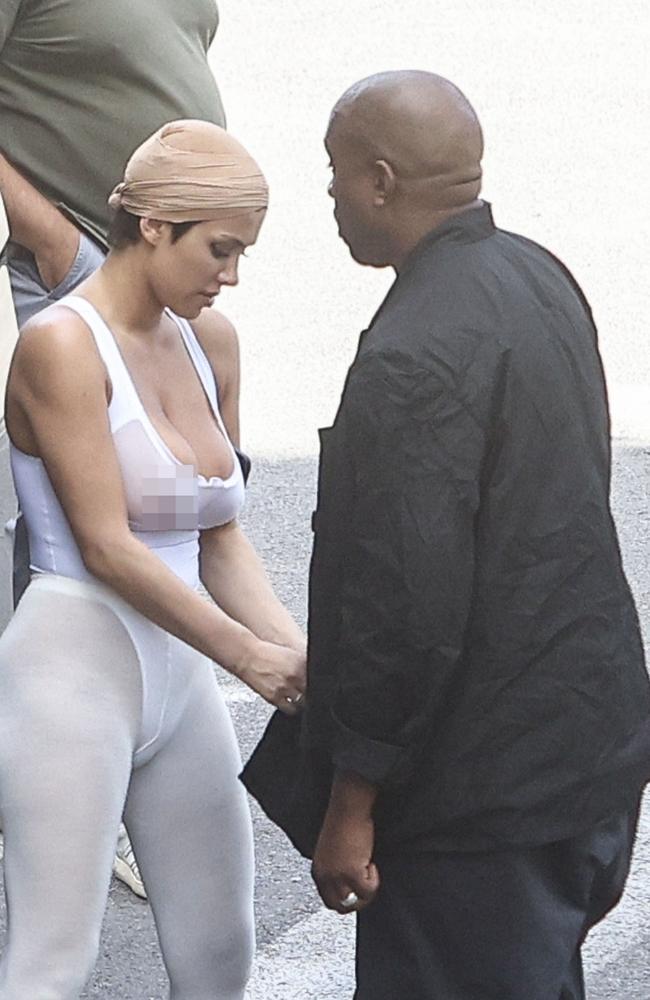 Bianca Censori: Kanye West's Aussie 'wife' poses in thong for bikini shoot