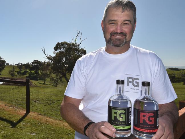 Shane Magor has started a new business, Fleurieu Gin, at Myponga, SA. PicTure: Supplied